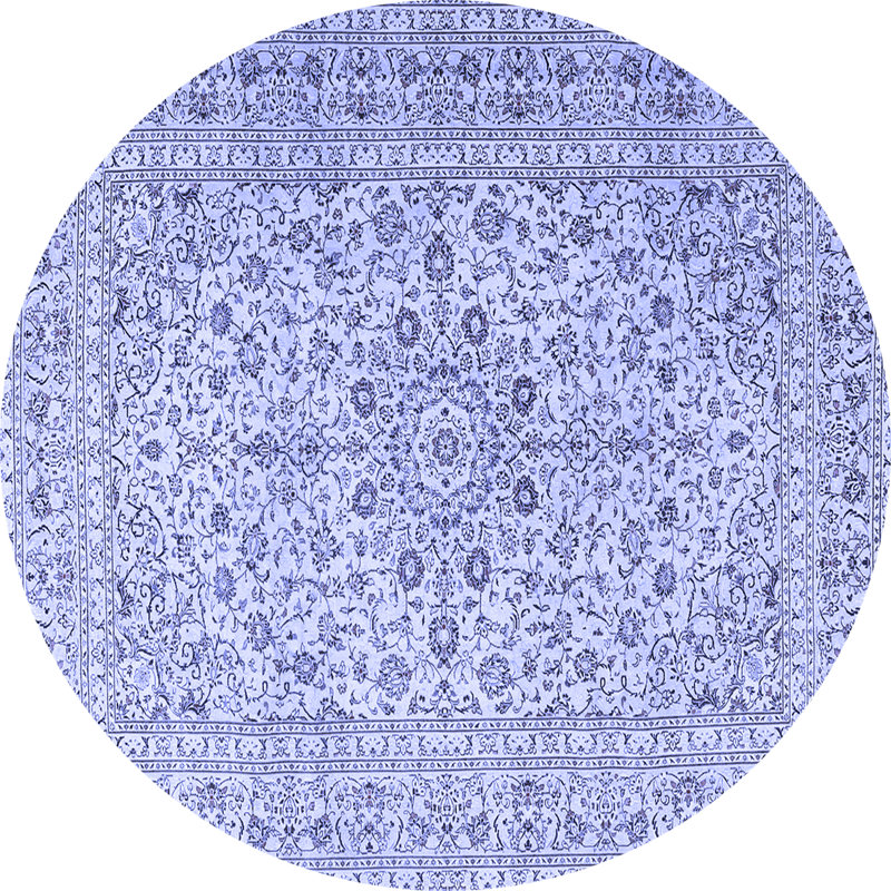 Tapis oriental en laine / polyester tissé à la machine Jerad, Rond 4 pi