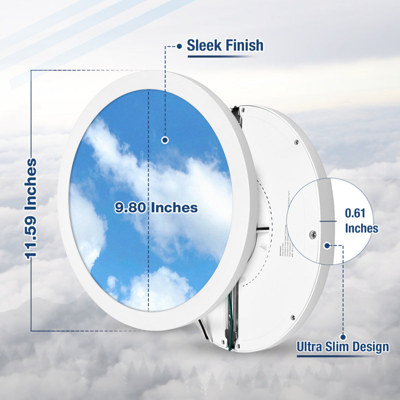 12'' Dimmable Air-Tight LED Retrofit Recessed Lighting Kit