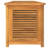 Water Resistant Teak Solid Wood Storage Bench in Brown