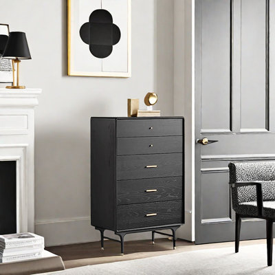 Modern Simple Tall Accent Cabinet Accent Chest