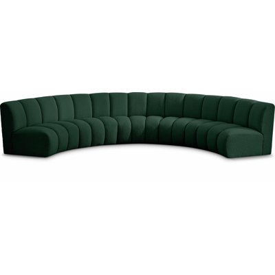 Izen Upholstered Curved Sectional Symmetrical