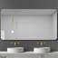 Fog Waterproof 5Mm Hd Silver Mirror - Wall Mounted For Bathroom, Bedroom Space Bathroom Mount, Multipurpose