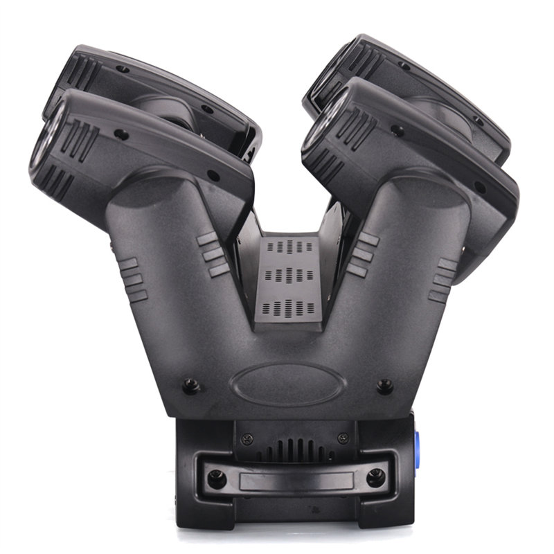 Projecteur de scène DEL RGBW 110 W, tête mobile activée par DMX et son, idéal pour DJ, fêtes et mariages.