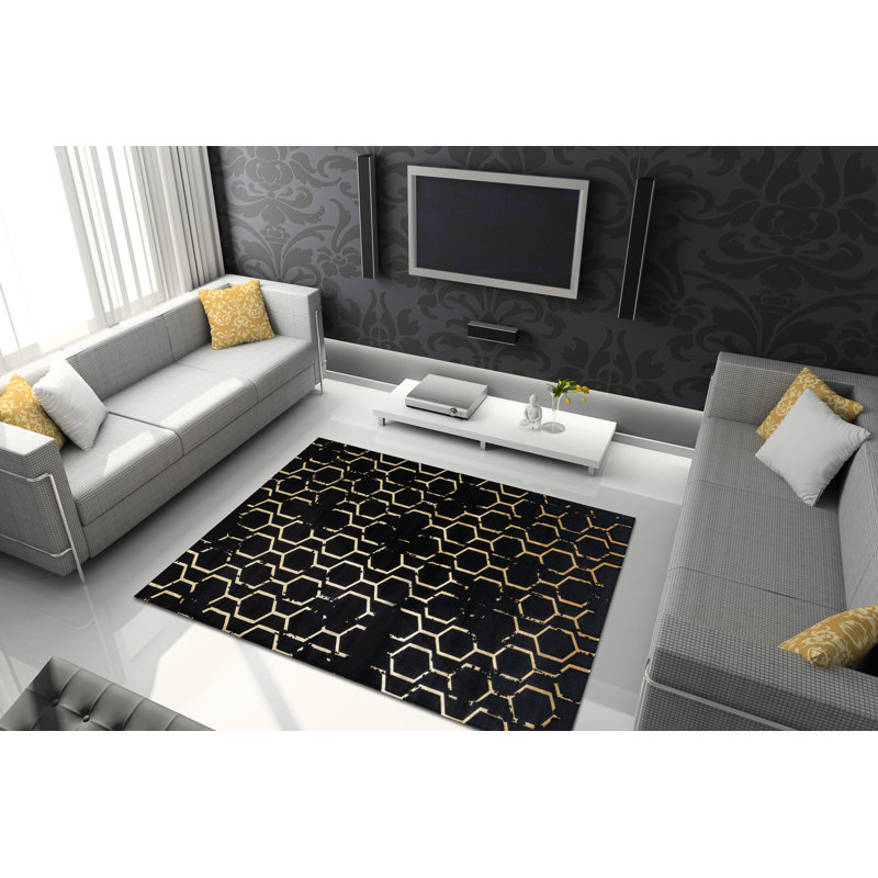 Abdirahin Geometric Area Rug, Rectangle 240 x 330cm