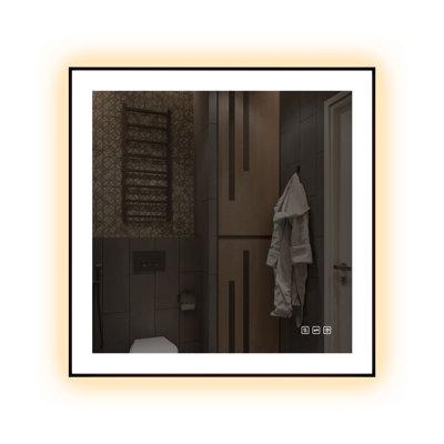 Miroir de salle de bain multifonctionnel éclairé