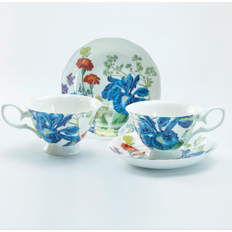 Bone China Teacup and Saucer
