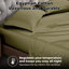 Ensemble de draps en satin de coton égyptien peigné de qualité supérieure à densité de tissage de 400 fils Superior-580194031-580193816