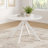 Saveta Round Metal Base Dining Table-97872691-97872695-97872690