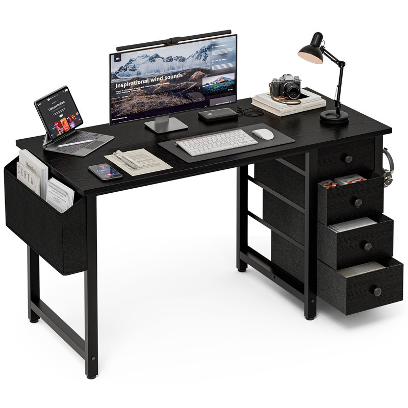 Metal Base Computer Desk