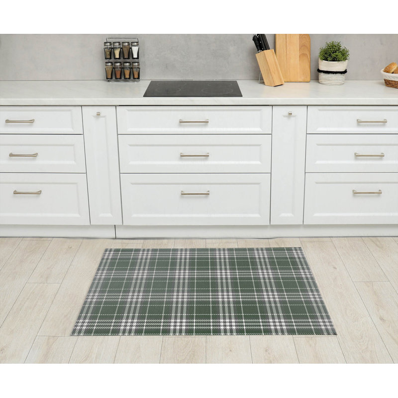 Tapis de cuisine Christopher's, Rectangle 4pi x 6 pi, Vert