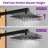 4-way Diverter Rainfall Shower Tower Panel System with Rainfall Waterfall Shower Head and Shower Wand