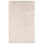 Tapis géométrique beige tissé à la main