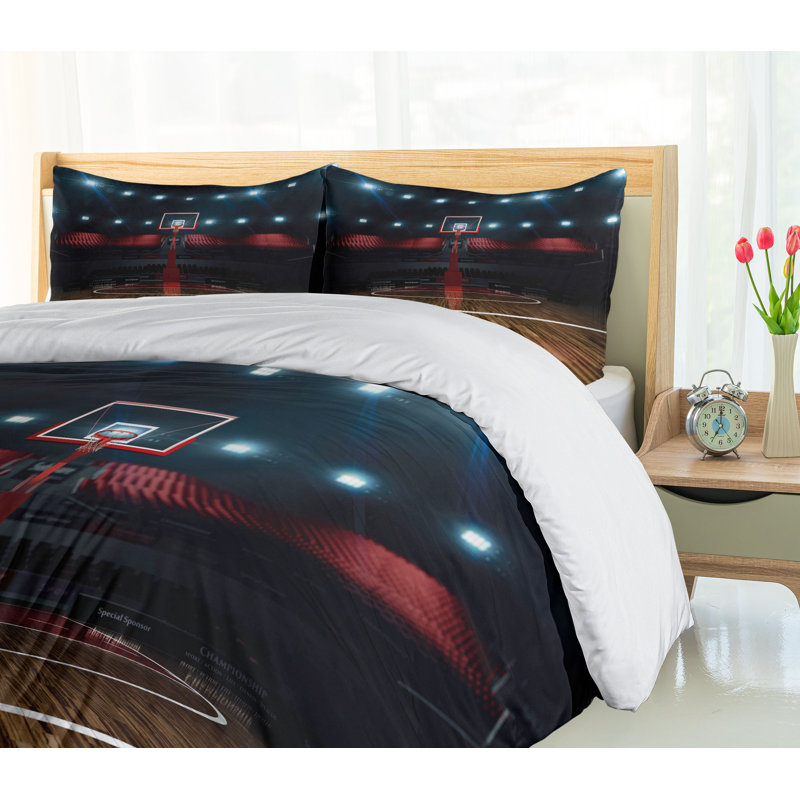 Teen Room Modern & Contemporary Polyester Duvet Cover, King Duvet Cover + 2 King Shams