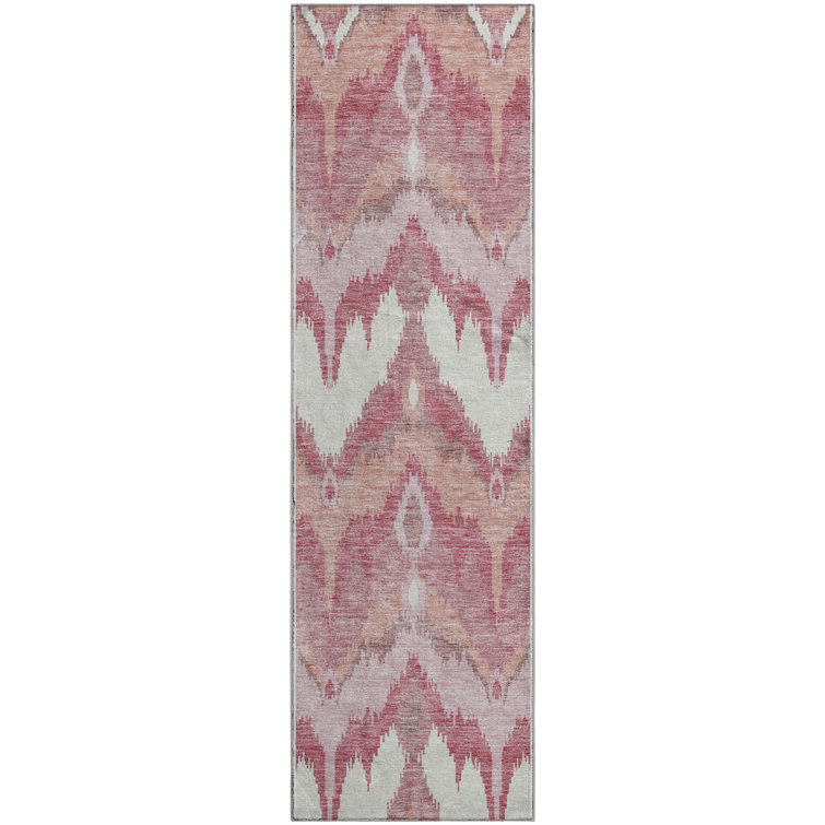 Premium Machine Washable Prisco Blush Rug