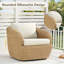 Fauteuil de jardin pivotant Cambelle avec coussins-1436701847-1436701840