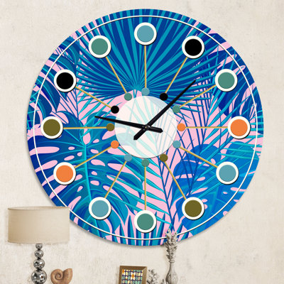 Horloge murale rétro Mid-Century