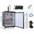 VEVOR 5.7 cu. ft. Single Tap Half Barrel (Full Size) and Quarter Barrel Freestanding Kegerator with Door Lock and Adjustable Temperature for Commercial Use