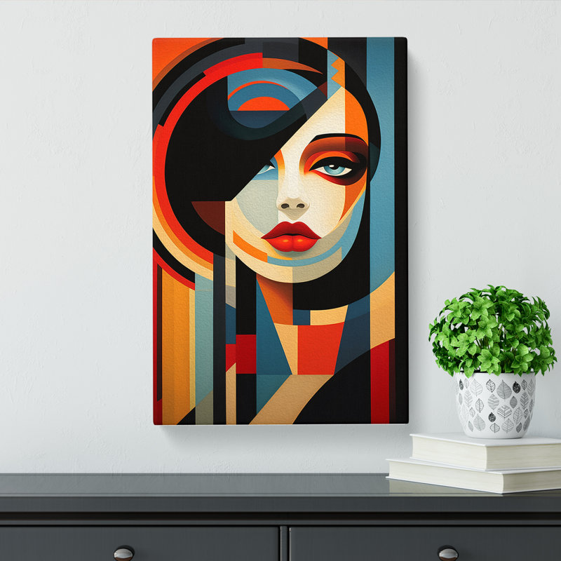Deco Woman Constructivism No.2 - Print, 76cm H x 50cm W x 3cm D