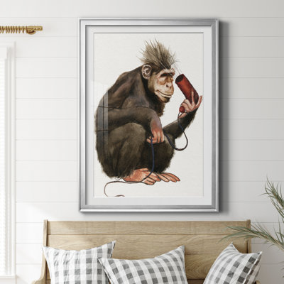 «Bath Animals I», reproduction d'art sur papier encadré