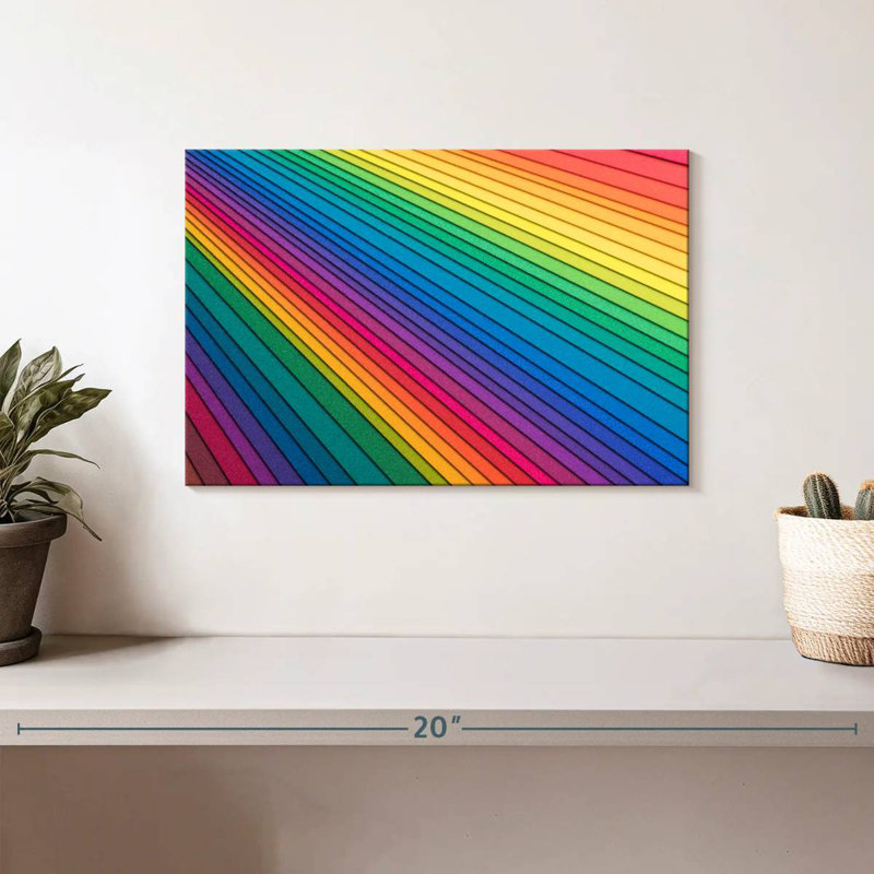 Hiltrud Rainbow Paper Stack, 8" H x 12" W