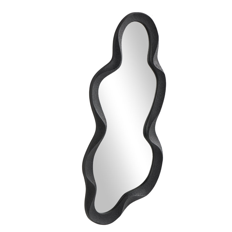 Miroir mural Cole and Grey, Noir