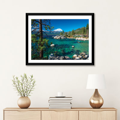 Boulders and Cove at Sand Harbor State Park, Lake Tahoe, Nevada, USA par Russ Bishop - reproduction de photo