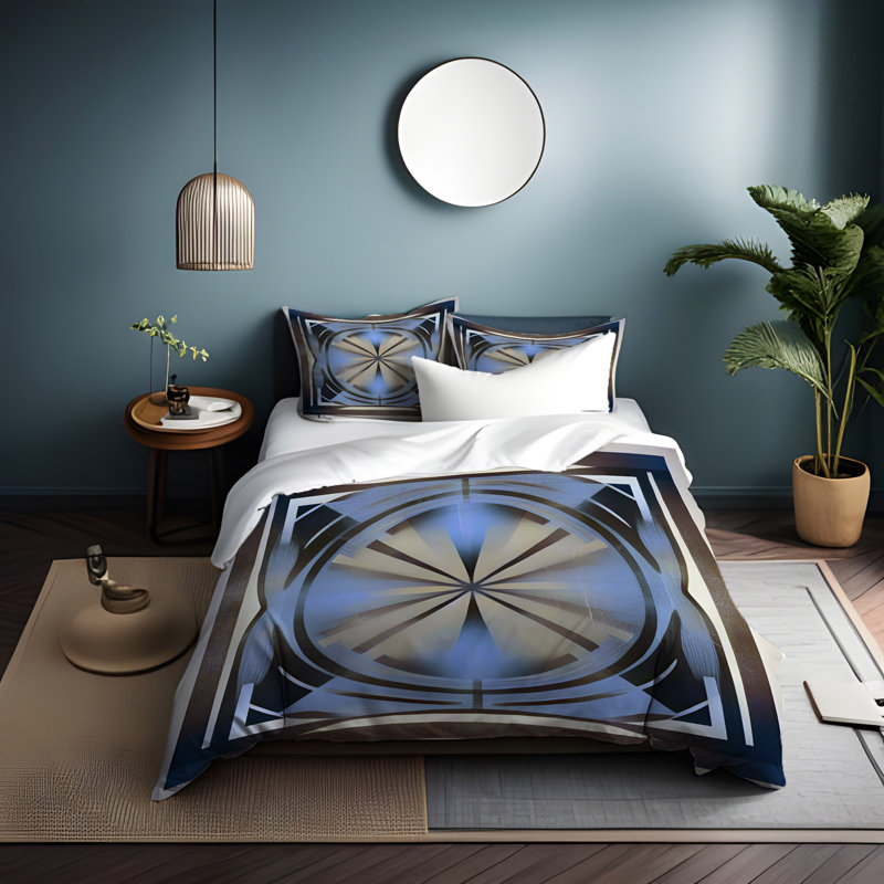 Literie , Housse de couette simple + 1 taie décorative pour