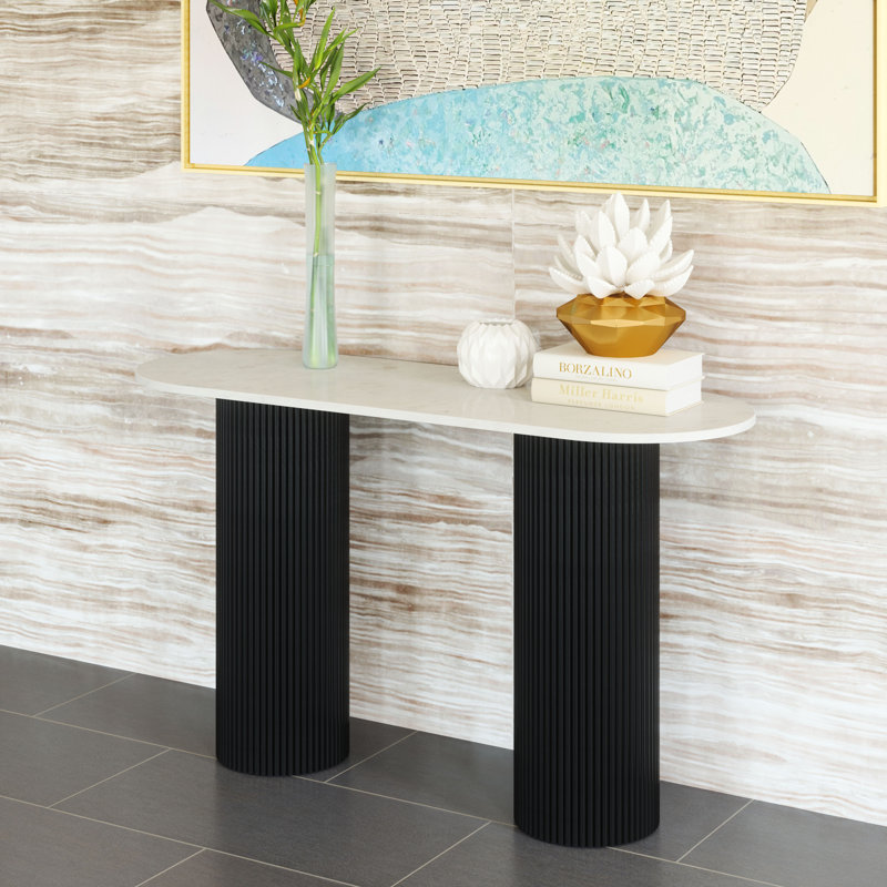 Console blanche et noire