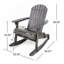 Chaise à bascule Malibu Adirondack-209334364