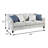 93" W Transitional Sofa, Beige-1229029226