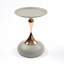 Table d'appoint polyvalente en métal à piédestal-359282292-366635349
