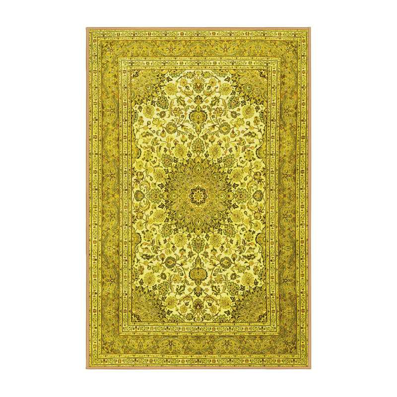 Maudie Washable Oriental Indoor Rug, Rectangle 5' x 7'