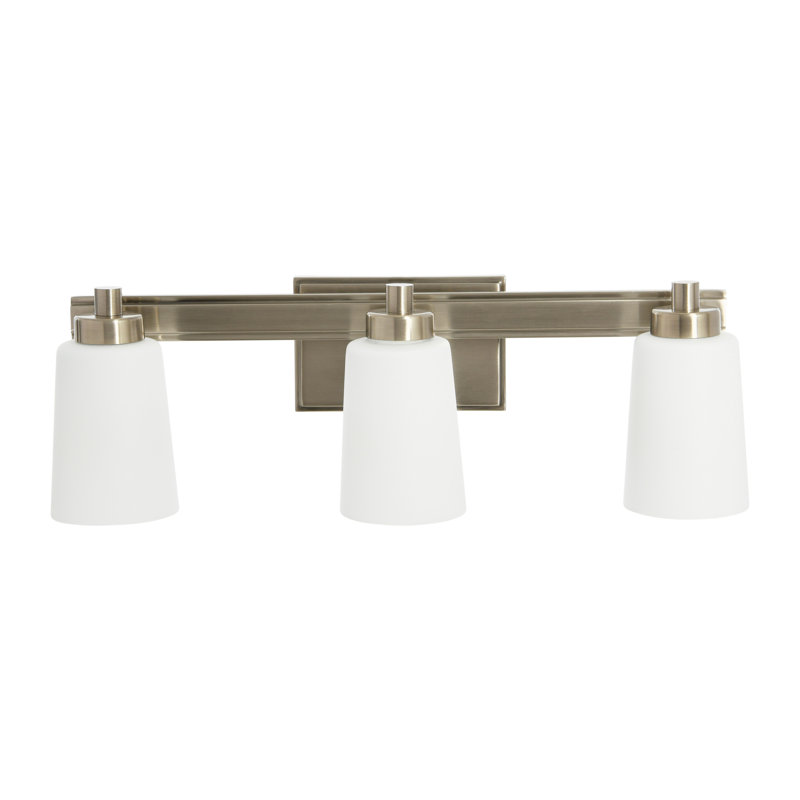 3 - Light LED Vanity Light, Silver