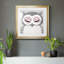 Chouette - peinture encadrée-1784638890-1784638895