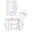Georgiana Bathroom Storage Furniture Set