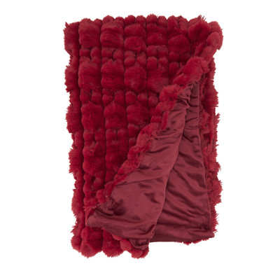 Faux Fur Throw Blanket