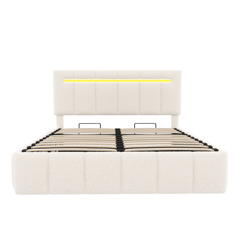 Upholstered Ottoman Storage Bed, King