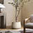 Off White Ribbed 15.55-Inch Round Planter