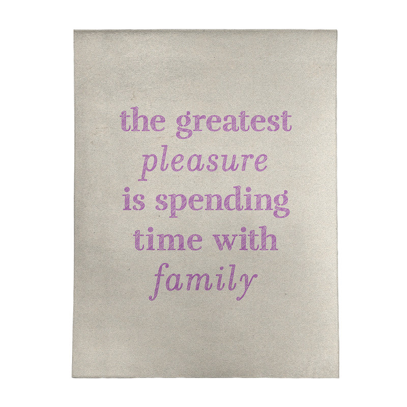 Tapis en poly-chenille en polyester "love", Rectangle 5 pi x 7 pi