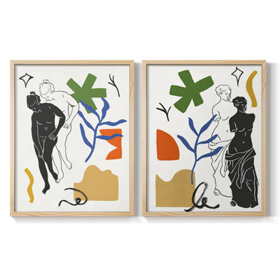 Starry Venus III - reproduction encadrée de qualité supérieure - prête à être accrochée - aucun clou requis - aucun clou requis