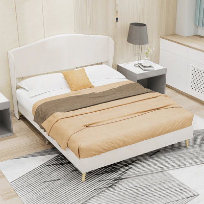 Lit tapissier pour chambre à coucher