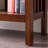 Beachley Solid Wood Slatted Bookcase in Mission Oak