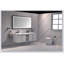 Miroir de salle de bain à DEL avec cadre en aluminium, fixation murale, antibuée, mémoire, 3 couleurs, gradation continue-1092460576