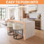 Tabouret de bar 25,2 po Beige-905729751