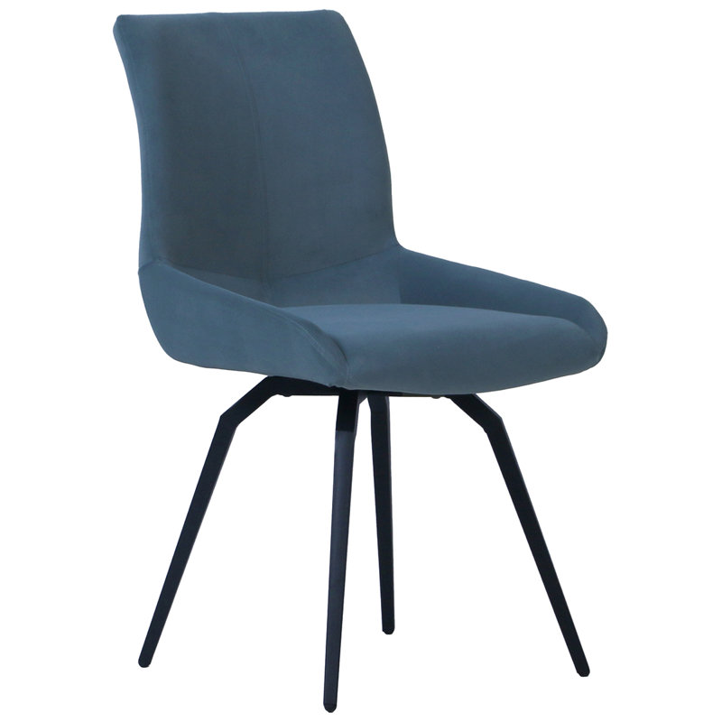 Swivel Dining Chair, Blue