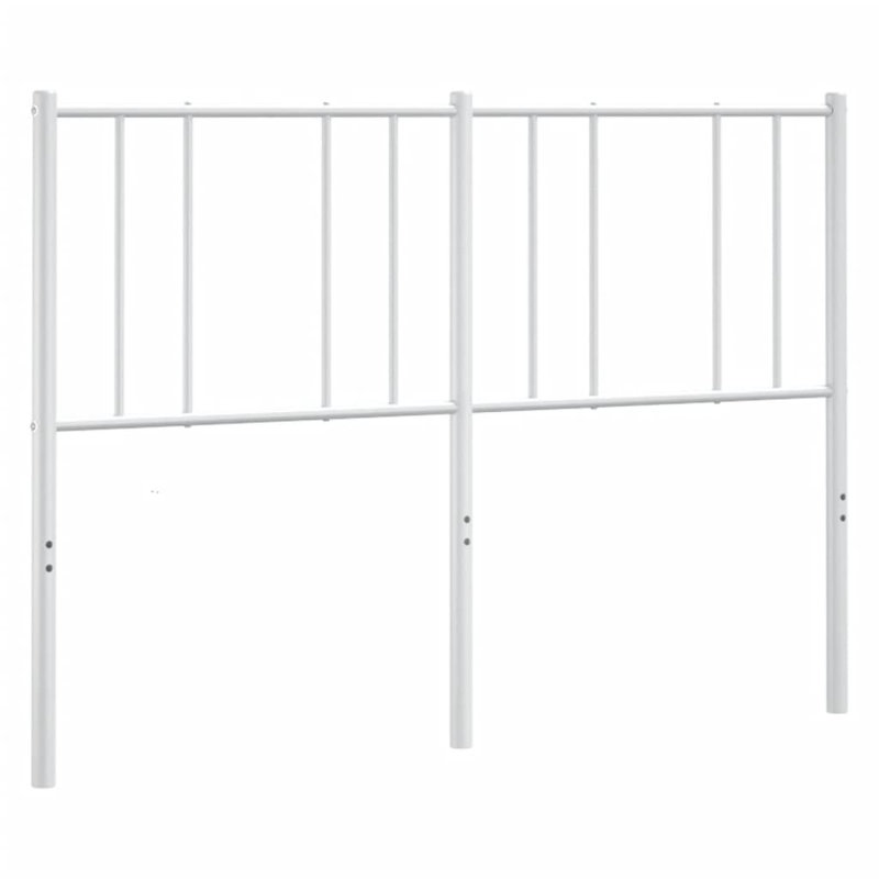 Eilleen Durable Metal Headboard, Modern Style, California King, White