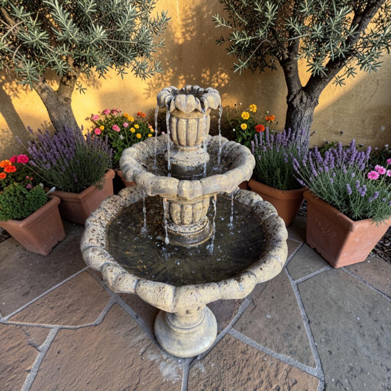 TruCast Roma Tiered Fountain