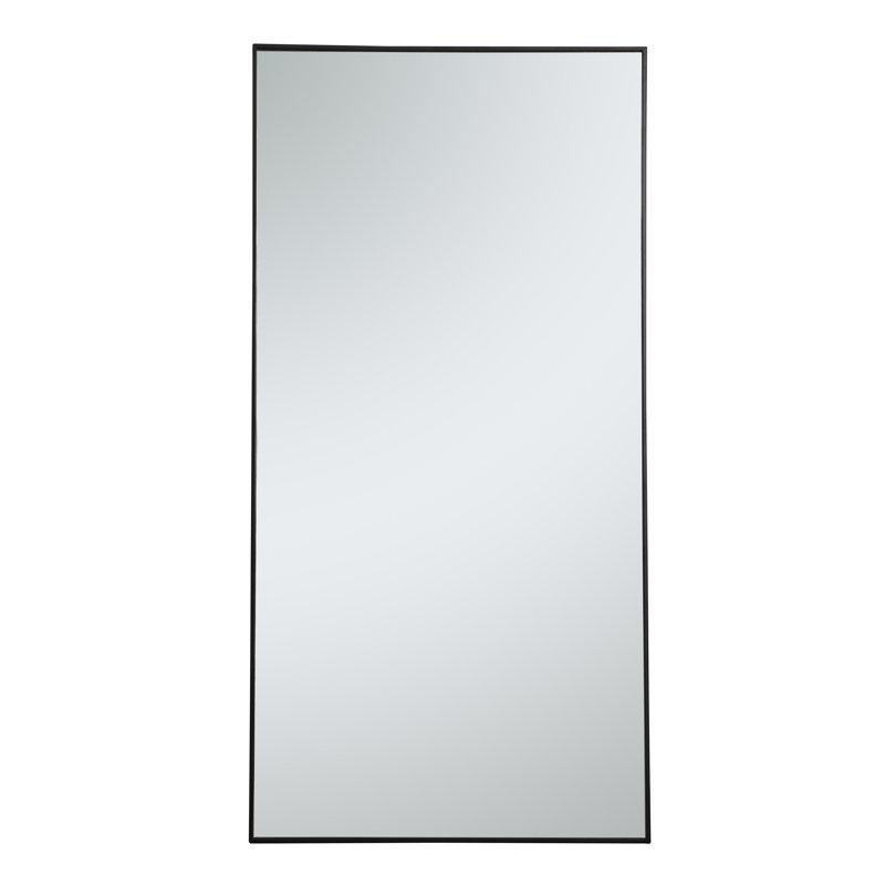 Miroir mural Sabine, 72 po x 36 po, Noir