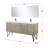 Double Bath Vanity with Quartz Top