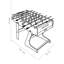 Sure Shot Folding Table Football Table
